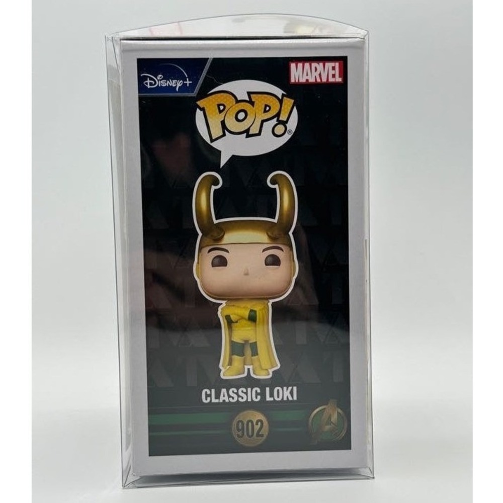 Funko Pop! Vinyl Marvel Classic Loki #902 BoxLunch Exclusive in Pop Protector - Picture 7 of 11